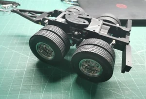 Tamiya 1/14 Semi Tractor Trailer 2 Axle Dolly Pin Coupler Kit 3d Printed - Picture 1 of 4
