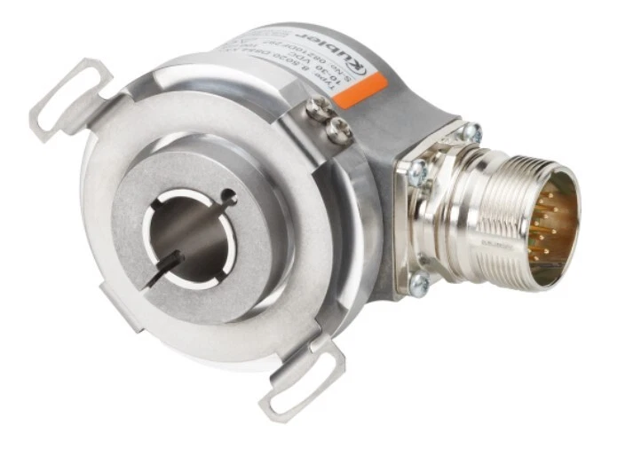 Kuebler 8.5020.255F.1024.0050 Encoder, Incremental, Spring Element, 12mm Bore, P - Image 1 of 1