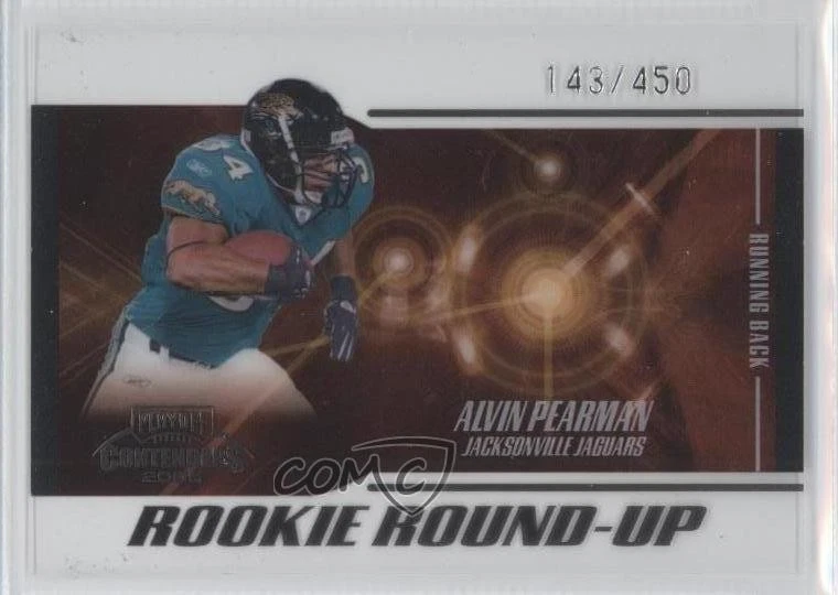 2005 Playoff Contenders Rookie Round-Up /450 Alvin Pearman #RU-48 RC - Image 1 of 2