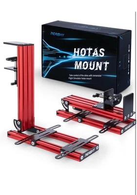 Hotas Mount, Joystick Mount, Aluminum Flight Stick Desk Mount for Logitech X5... - Image 1 of 4