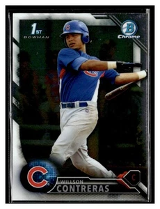 2016 Bowman #BCP16 Willson Contreras Chrome Prospects Chicago Cubs - Foto 1 di 2