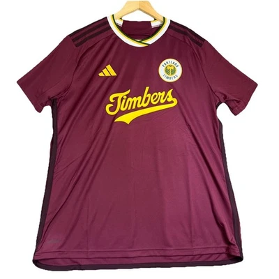 Camiseta Adidas para mujer 2024 Portland Timbers Archive MLS talla grande NUEVA Foto 1 de 4