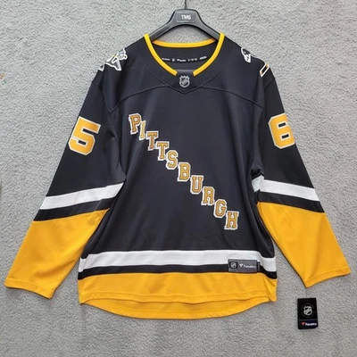 XL NUEVO CON ETIQUETAS Auténtica Camiseta Erik Karlsson Negra Pittsburgh Penguins Fanatics Foto 1 de 4