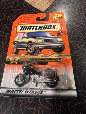 Matchbox POLICE MOTORCYCLE - #35 Law & Order Series - Image 1 of 2