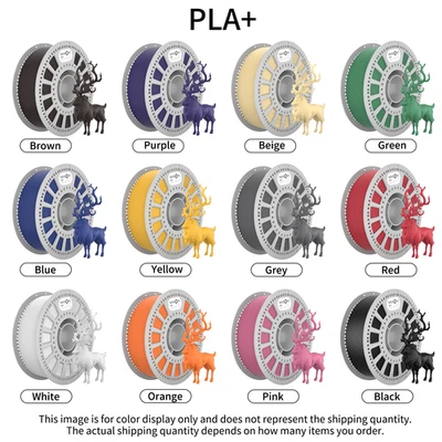 (购买 2 免费获得 1,添加 3)NevsBye PETG PLA+ ABS 3D 灯丝 1KG 1.75 毫米 — 第 1/4 张图片