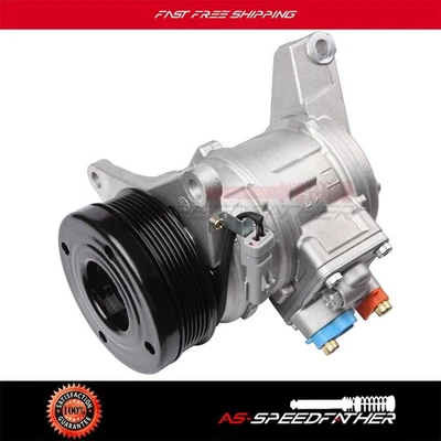 A/C Compressor w/ Clutch 1996 -1998 1999 2000 For Chrysler Town & Country 3.3L - Image 1 of 4
