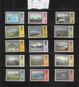 FALKLAND ISLANDS DEPENDENCIES 15 Stamps set 1L38-52, 1980 MNH QEII - Picture 1 of 1