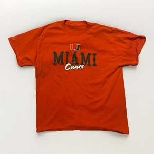 University Of Miami “Canes” Orange Shirt XL - Picture 1 of 5