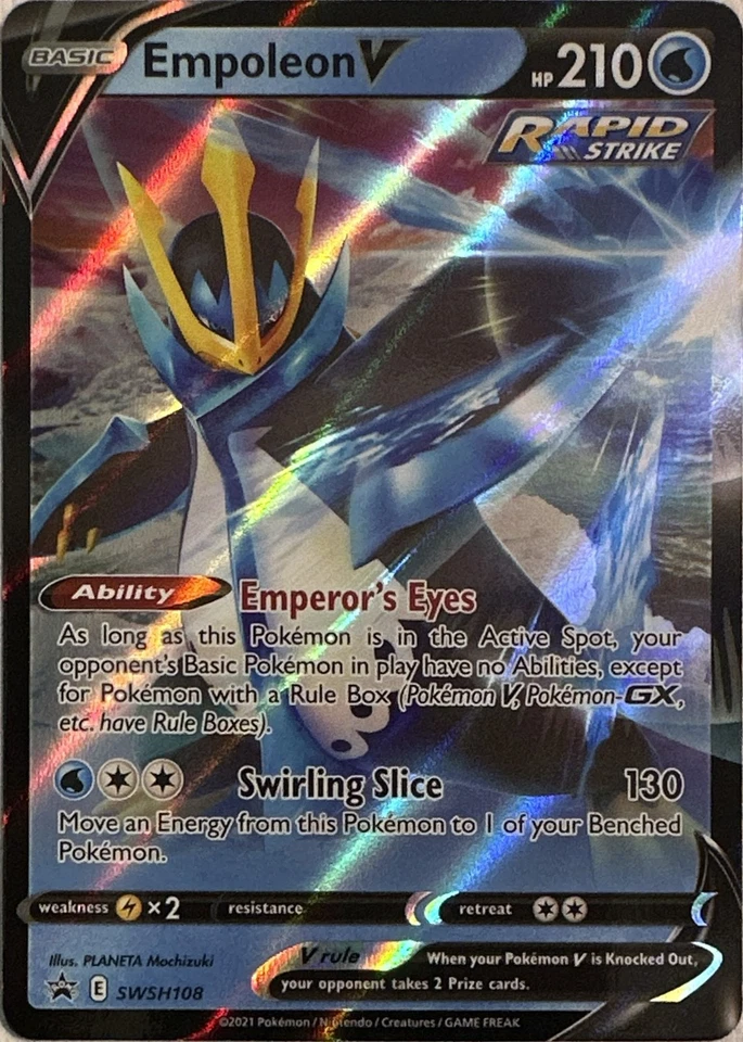Pokemon TCG Empoleon V - SWSH108 SWSH: Sword & Shield Promo Cards Promo - Image 1 of 1