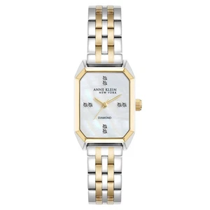 Reloj para mujer Anne Klein New York dos tonos diamante octágono 12/7751MPTT - Imagen 1 de 7