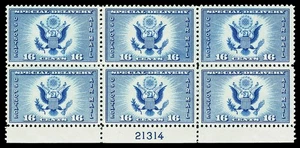 Scott CE1 1934 16c Airmail Special Delivery Plate Blk of 6 Mint VF NH Cat $22.50 - Picture 1 of 1