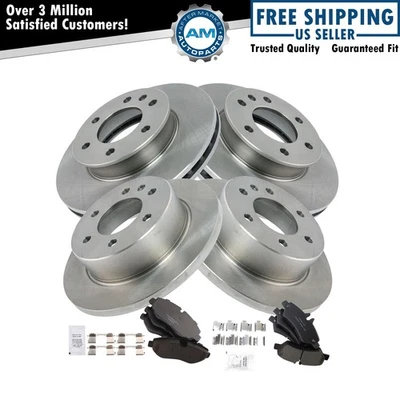 Front & Rear Brake Pad & Rotor Kit Ceramic Fits 07-18 Sprinter 2500 - Image 1 of 4