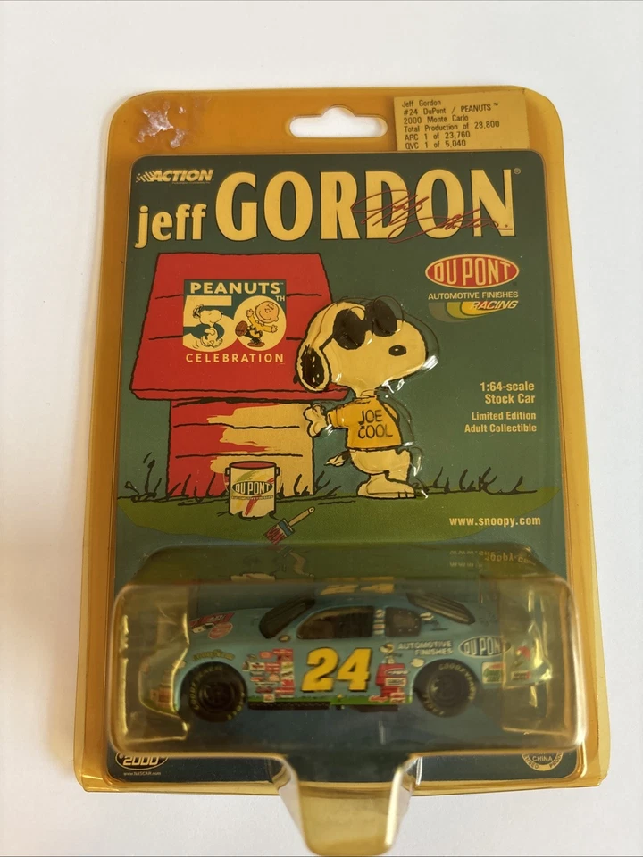 2000 Peanuts Jeff Gordon 1:64 Scale Diecast - Image 1 of 1