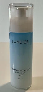 Laneige Essential Balancing Emulsion Light 4 once / 120 ml nuovo senza scatola! - Foto 1 di 5