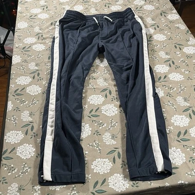 Pantalones deportivos vintage Abercrombie Fitch para hombre XL azul con cordón pista calentamiento Y2K Foto 1 de 4