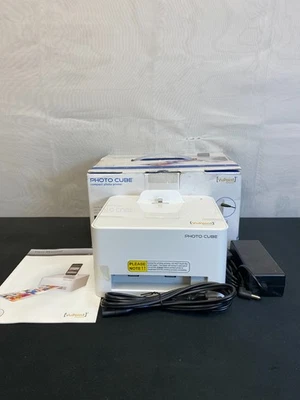 Vupoint IP-P28-VP White Compact Cube Photo Printer With User Manual - Image 1 of 4