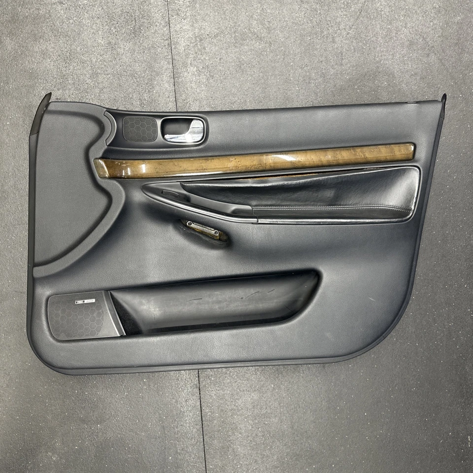 Audi B5 S4 2000-2002 - Panel de tarjetas de puerta delantera derecha - negro ónix OEM Foto 1 de 4