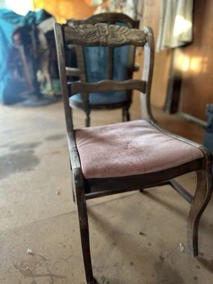 Tell City 34 1/2图案桃花心木椅 — 第 1/2 张图片