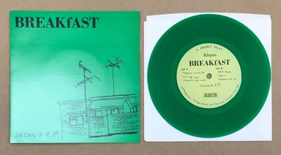 BREAKfAST - Second 7" ep 2001 hardcore punk 625 thrashcore 200 on Green vinyl! - Imagem 1 de 4