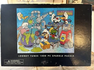Rompecabezas Looney Tunes Sparkle 1998 raro de colección 1000 piezas WB STUDIO STORE - Imagen 1 de 3