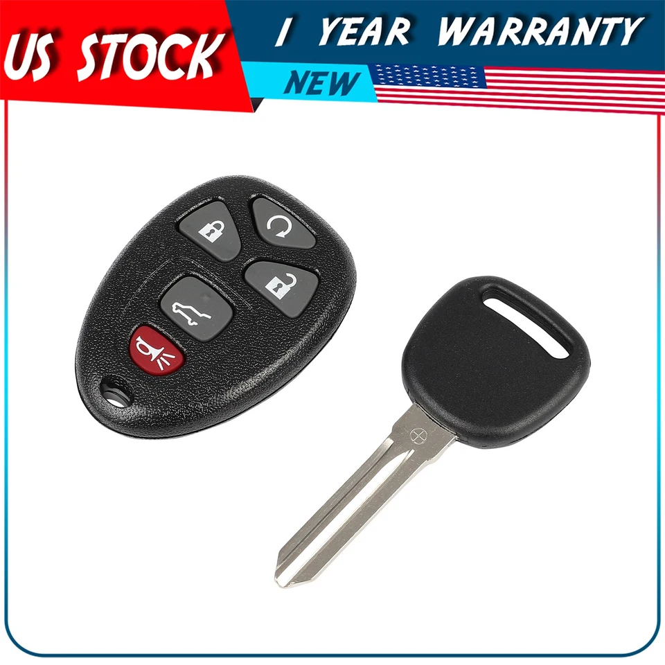 Mando a distancia para auto + llave para GMC Acadia Yukon Chevrolet Traverse Tahoe OUC60270 Foto 1 de 4