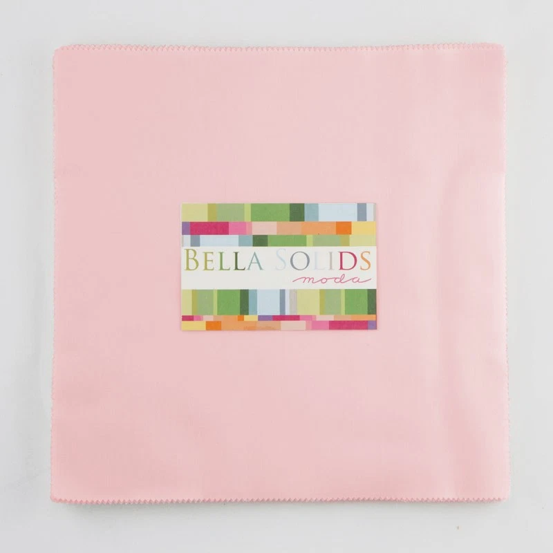 Bella Solids 10" Square Junior Pack in Sisters Pink by Moda - Image 1 of 1