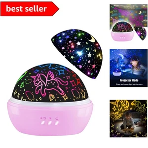Versatile Star Projector and Unicorn Night Light, 3-8 , Energy-Efficient - Picture 1 of 9