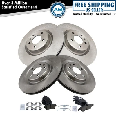 Kit de pastillas de freno y rotor de cerámica para Audi Q5 2013-2017 2011-2016 S4 2012-2017 S5 Foto 1 de 4