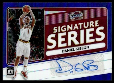 2020–21 Donruss серия Optic Signature фиолетовая с автографом Дэниела Гибсона из Cleveland - Изображение 1 из 2
