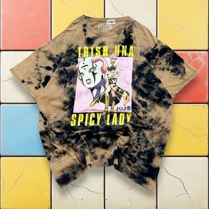 Vintage JoJo's Bizarre Adventure Anime T-Shirt Y2K Herren L Tie Dye Trish Una Manga Japan - Bild 1 von 13