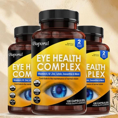 BUPORAI Eye Health Complex -Lutein,Zeaxanthin,Vitamin A - Protect Eyes and Vision Health
