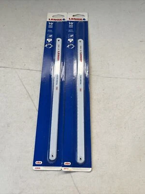 Hoja de sierra bimetálica Lenox 23930 24 TPI 10 pulgadas 2 piezas para metal mediano (tb3.1) Foto 1 de 4