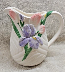 MARY ANN BAKER VINTAGE OTAGIRI JAPÓN - JARDÍN DE TULIPANES - JARRA T 5 3/4" - Imagen 1 de 9