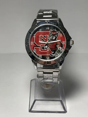 Reloj NC State Wolfpack NCAA Acero Inoxidable NUEVO Foto 1 de 4