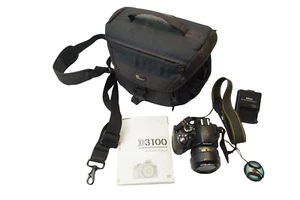 NIKON D3100 Digitalkamera mit Nikkor AF-S 35mm 1:1.8G Objektiv Zubehörpaket - Bild 1 von 11