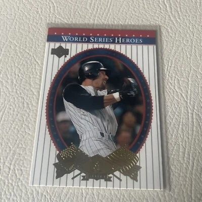 2002 Upper Deck World Series Heroes Diamondbacks Baseball Card #27 Luis Gonzalez - Image 1 of 2