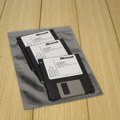Microsoft Windows NT 4.0 Workstation 1-2 CPU Floppy Setup Disk Set (Tested) - 09 - Image 1 of 4