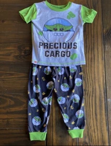 Baby Yoda Pajamas 2 piece Lego Star Wars 4T - Picture 1 of 7