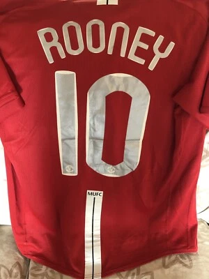 maglia manchester united Rooney 2007 2008 - Immagine 1 di 4