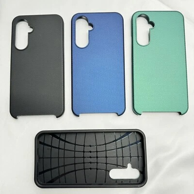 Funda Samsung Galaxy A54 5G con 3 Placas de Cubierta Diseño Doble Capa Negra/Azul/Verde Foto 1 de 4
