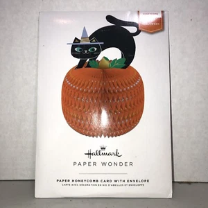 Hallmark Paper Wonder Halloween Paper Honeycomb Card With Envelope - Picture 1 of 3