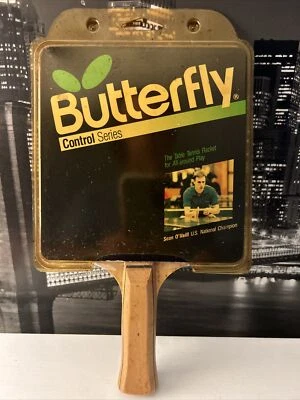 Vintage Butterfly Control Series Sean O’Neill Ping Pong Table Tennis Paddle  - Image 1 of 4
