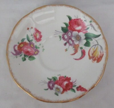 Royal Albert Lady Angela patrón 84921 taza de té café platillo flores rosas dorado 2 Foto 1 de 3