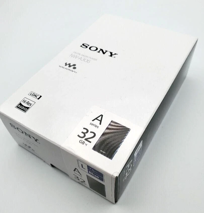 SONY NW-A306(LC) BLUE 32GB Hi-Res A300 Series Walkman Audio Player English