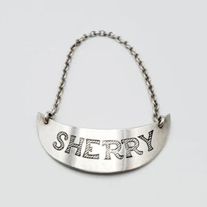 Etiqueta de licor Sterling Bottle Ticket Sherry Bar - Imagen 1 de 5