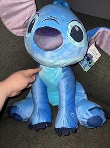 LICENCIA OFICIAL DISNEY Lilo & Stitch PUNTADA SENTADA PARLANTE 12" 30 cm FELPA NUEVO CON ETIQUETAS - Imagen 1 de 15