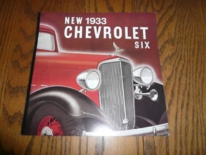 Chevrolet 1933 folleto de seis ventas - Imagen 1 de 7
