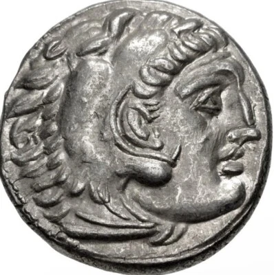 Macedon Silver Drachm In The Name And Types Of Alexander The Great Teos Mint. - Image 1 of 3