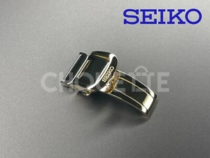 Seiko Dolce SADT016/3B51-0AL0 16mm Gold Tone Stainless Steel Watch Buckle Clasp - Picture 1 of 7
