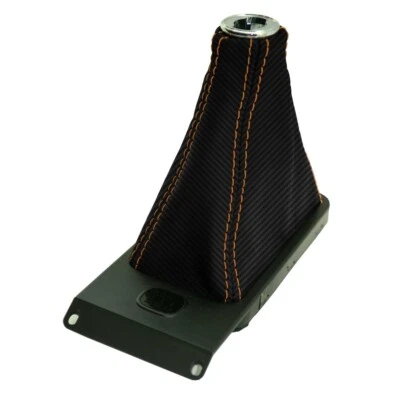 Cubierta de bota de cambio manual de fibra de carbono para Acura NSX 1991-2005 puntada naranja Foto 1 de 4